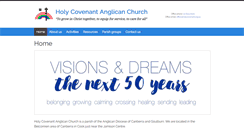 Desktop Screenshot of holycovenant.org.au